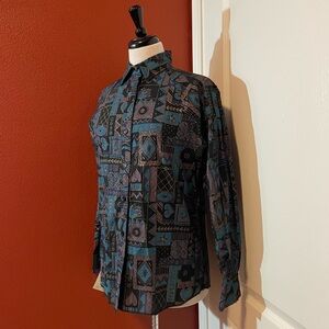 H Bar C Women’s Vintage NWT Martha Josey California Ranchwear Long Sleeve Shirt